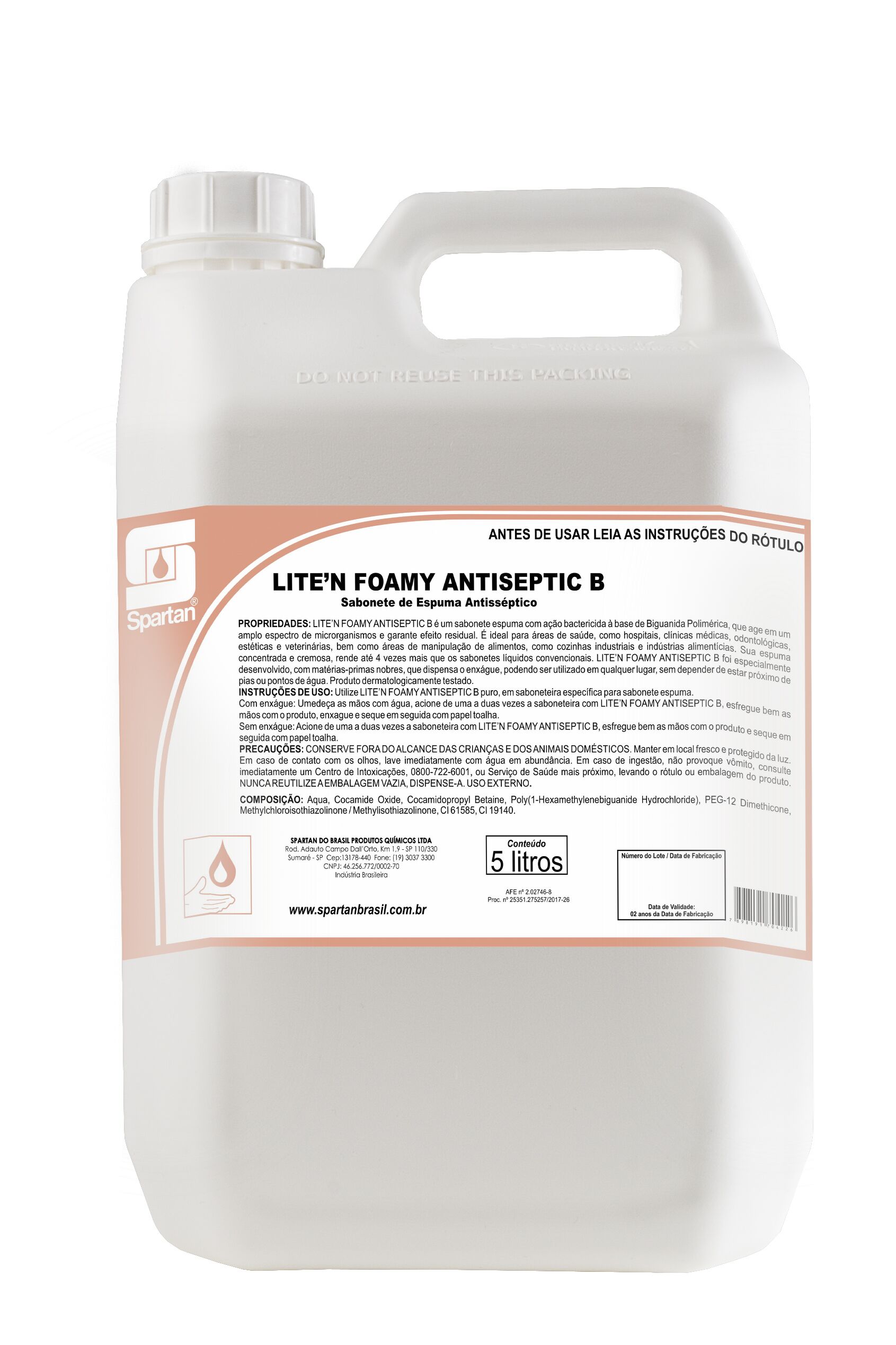 LITENFOAMY ANTISEPTIC B - Produto de Limpeza Limpwax