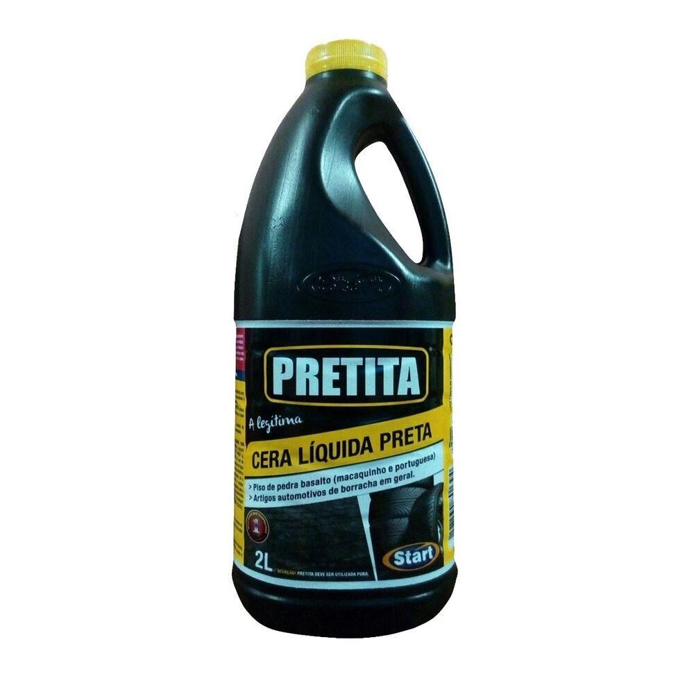 KIT PRETINHO CERA LIQUIDA PRETITA 2 LITRIS 6 UNIDADES - Produto de Limpeza Limpwax