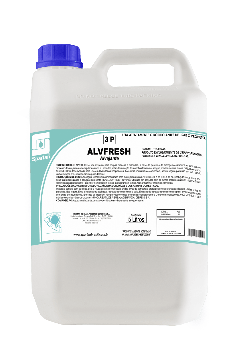ALVFRESH 5L FRENTE - Produto de Limpeza Limpwax